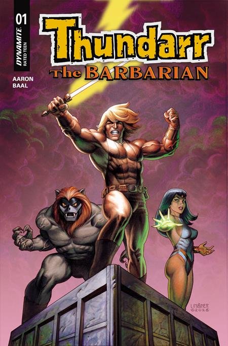 thundarr the barbarian #1 cvr d joseph michael linsner var