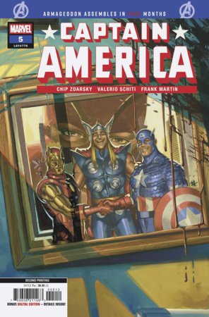 captain america #5 ben harvey 2nd printing variant (1/28/26)