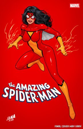 amazing spider man #22 david nakayama color block red variant