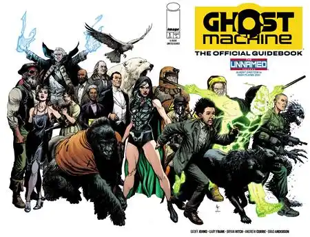GHOST MACHINE THE OFFICIAL GUIDEBOOK #1 (OF 5) CVR A GARY FRANK & BRAD ANDERSON WRAPAROUND