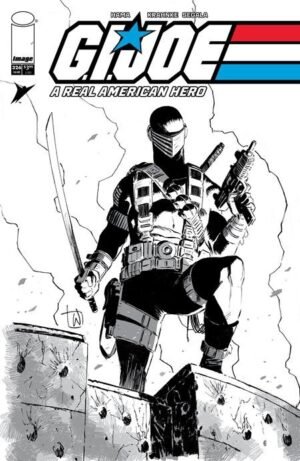 gi joe a real american hero #326 cvr b b&w variant