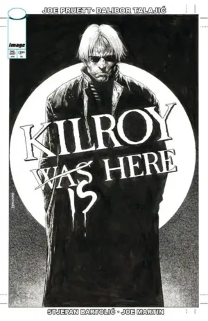 KILROY IS HERE (ONE SHOT) CVR B BRIAN BOLLAND B&W VAR
