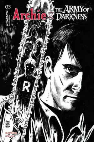 ARCHIE X ARMY OF DARKNESS #3 CVR M FRANCESCO FRANCAVILLA LINE ART VAR