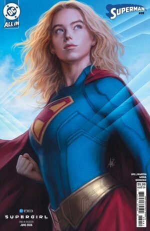 SUPERMAN #39 CVR E STANLEY ARTGERM LAU SUPERGIRL MOVIE CARD STOCK VAR (THE REIGN OF THE SUPERBOYS)